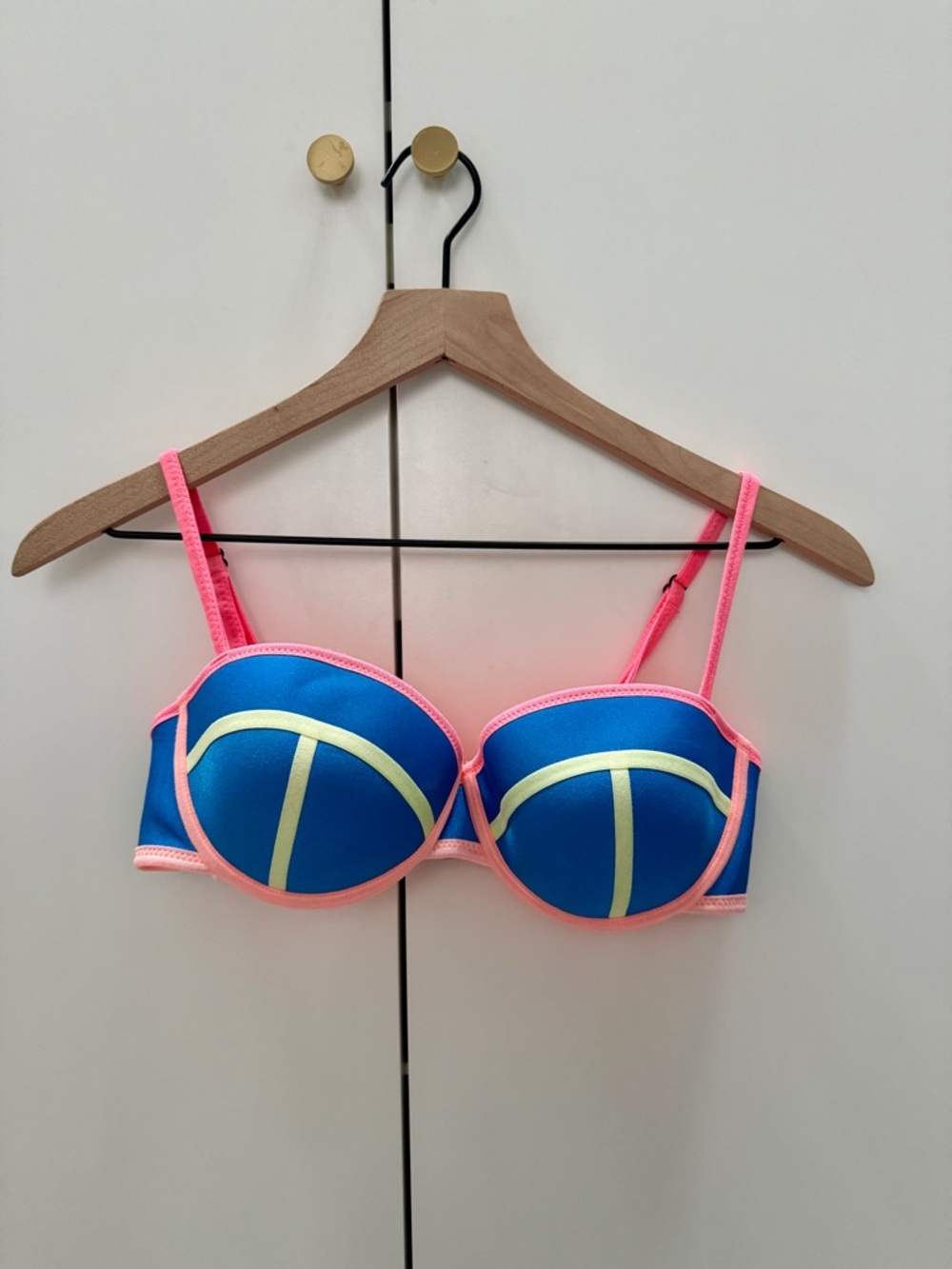 triangl swimwear neon  balconette bikini top